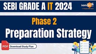 SEBI IT 2024 Phase II Preparation Strategy || By Vidhika Mam