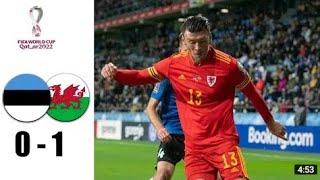 Estonia vs Wales 0-1 UEFA World Qualifiers 2022 Match Highlights