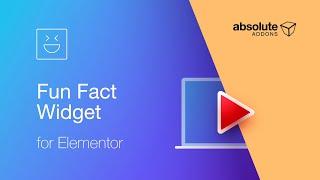 Fun Fact Widget For Elementor || Absolute Addons