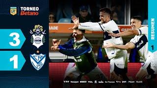 GIMNASIA 3 - 1 VÉLEZ | Resumen del partido | #TorneoBetano 2024