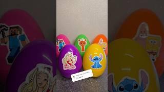 Surprise Colored Eggs Part 4 #surprise #asmr #unboxing #cute #trending #satisfying