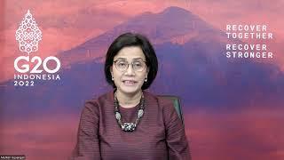 Remarks from Sri Mulyani Indrawati, Indonesia's Finance Minister