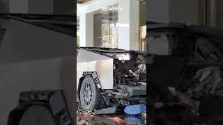 Shocking Cybertruck Explosion Leaves Debris Everywhere