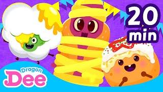  Our Favorite Snack Songs  | 20min Compilation | 2021 Halloween Kids  | Dragon Dee Nursery Rhymes