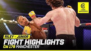 A Star is Born  | Luke Riley vs. Alexandre Junior | CW 178 Manchester Fight Highlights