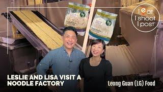 Leslie and Lisa go to a Noodle Factory - LG Noodles