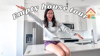 Empty House Tour  | We Got The Keys to Our New Home! | New construction | First Time Home Owner