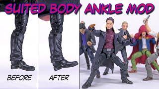 Baron Zemo Suited Body Ankle Modification Hasbro Marvel Legends