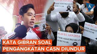 Pengangkatan CASN Diundur, Gibran: Sudah Ada Solusi, Tunggu Saja