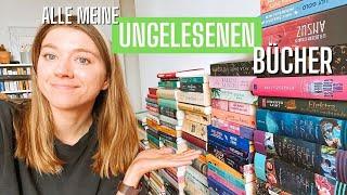 Alle meine UNGELESENEN Bücher🫣 | Ich zeige euch meinen kompletten SuB | Bookaholicgroup