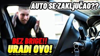 Kako izvaditi kljuc iz zakljucanog auta? Radi na svim automobilima