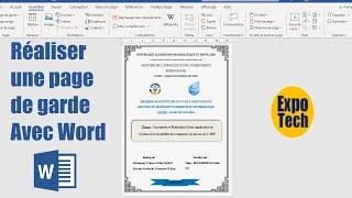 How to make a cover page in Microsoft Word