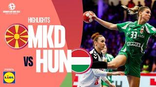 North Macedonia  Hungary | Highlights | Women’s EHF EURO 2024