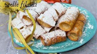 STELLE FILANTI DOLCI DI CARNEVALE CON SOLO 3 INGREDIENTI