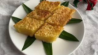 Baked Cassava/Tapioca Cake 木薯糕 Bingka Ubi Kayu | Purru Cooks