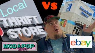 Local Thrift Store Vs Goodwill Good pickups and eBay profit