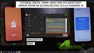 TUTORIAL INSTAL TWRP ORANGEFOX dan CARA ROOT | REDMI 8A | OLIVELITE | MIUI 12.0.2.0 GLOBAL