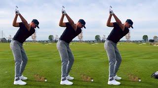 LUDVIG ABERG GOLF SWING SLOW MOTION 2025