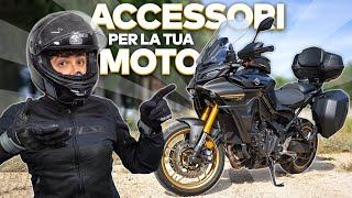 I MIGLIORI ACCESSORI per la TUA MOTO: PROVATI sulla mia Yamaha Tracer 9 GT (2023)