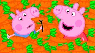 Peppa Pig And George Love Carrots   Peppa Pig Official Channel 4K Family Kids Cartoons