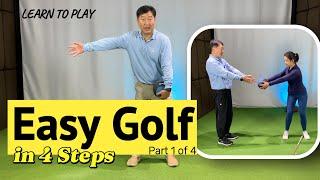 Easy Golf in 4 Steps pt1This is the easiest way to learn golf guaranteed. #pga #golf #golflesson