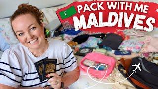 PACK WITH ME: MALDIVES!  ️ holiday prep, long-haul flight essentials & best travel hacks & tips 