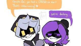 Uzi Has an EMBARRASSING Crush on N! (Murder Drones Comic Dub)