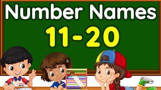 Number names | Number Names 11- 20 | Number spelling | Learn Numbers | Number 11 to 20 | #numbername