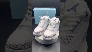 Jordan 3 UNC blue QC Video