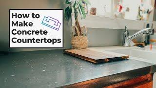 Concrete Countertops Masterclass (DIY) - From Start to Finish using GFRC