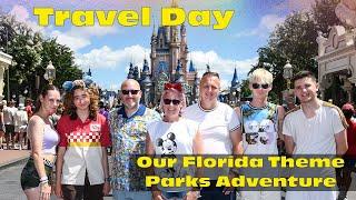 Florida Theme Park Adventures - Travel Day
