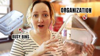 KIDMIN Creative Ways to Use BLISS BINS (ASMR 2nd Half of video)