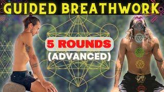 Psychedelic Breathwork I 5 Rounds I ADVANCED I (On Screen Timer)