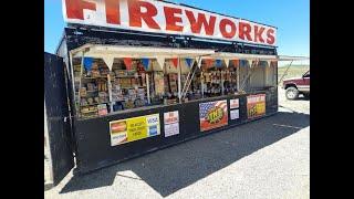 A look at a TNT Fireworks stand in Wyoming, where all types of fireworks are legal!