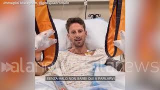 Formula 1, Grosjean dopo l'incidente: "Senza l'Halo non sarei qui a parlarvi"