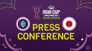 Guam v Japan - Press Conference - FIBA Asia Cup 2025 Qualifiers