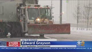 Winter Storm: NYC Sanitation Commissioner Edward Grayson On Effort To Clean Streets