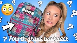 I FOUND MY 4TH GRADE BACKPACK & YOU WON’T BELIEVE WHAT WAS INSIDE 