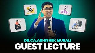 Guest Lecture to Commerce Students - By Dr. CA Abhishek Murali - KS Academy