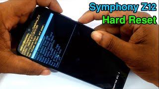 Symphony Z12 Hard Reset | Symphony Z12 Pattern unlock & factory reset |