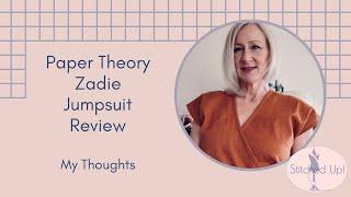 Paper Theory Zadie Jumpsuit Review/My Thoughts