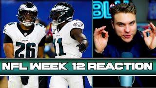 NFL Week 12 Reaction | SAQUON FOR MVP!?