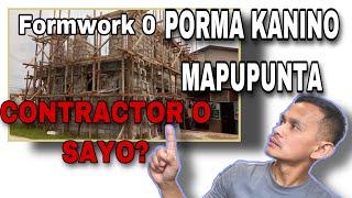 PAANO MAKATIPID SA PORMA O FORMWORK?