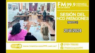 Sesión del Concejo Deliberante de Patagones (parte 1) - FM DE LA COSTA 21/8/2024