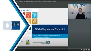 Webinar: SDG-Wegweiser für KMU. Die UN-Nachhaltigkeitsziele praktisch im Unternehmen umsetzen