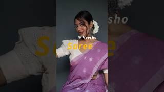 Meesho Saree Haul | Saree for Saraswati Puja 2024 & wedding season | Charchita Sarma #meeshohaul