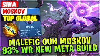 Malefic Gun Moskov, 93% Win Rate New Meta Build [ Top Rank Global ] SIWA - Mobile Legends Build