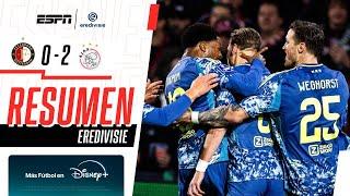 Resumen I Feyenoord 0-2 Ajax I Eredivisie I Ajax se impone a Feyenoord en el Clásico de Países Bajos