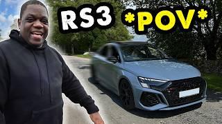 *POV* NEW AUDI RS3 TAKES ON COUNTRY LANES