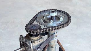 Making a Scissor Jack using Motorcycle Chain